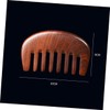 PACKOVE Portable Wooden Comb for Massage Durable Wide Tooth Care