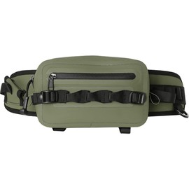 FANGBLUE 2.1L Waterproof Fishing Waist Bag TPU Military Green Packet Airtight Zipper Closure Lightweight Sling Fishing Waist Bag For River Fly Fishing (Military Green)