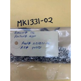 L3 HARRIS '1 PIECE' - PN# MK1331-02, 990292-40 - NUT PLATE SELF LOCKING SILVER