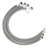 Faucet Water Supply Connector Line Braided Stainless Steel, Faucet Supply