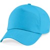 Beechfield Plain Unisex Junior Original 5 Panel Baseball Cap (One