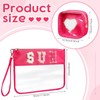 SUILU 2 Pcs Sun Gifts Cosmetic Makeup Bag with Chenille