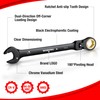 WORKPRO Ratcheting Combination Wrench Set, 8-piece Flex-Head Anti-Slip Set SAE