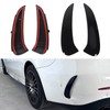 Pair of Rear Bumper Side Vent Spoiler Trim Left Right
