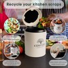 Perfnique Kitchen Compost Bin, 1.3 Gallon Countertop Compost Bin with