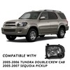 TUSDAR Headlight Assembly Replacement for 2005 2006 Toyota Tundra Double/Crew