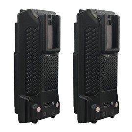 QUANSHENG 2 Pack UV-K5 Battery 2600mAh Enlarge Capacity DC7.4V Two Way Radio UV-K6 Battery for UV-K5 Radio UV-K6 Acessories