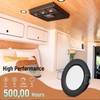 Obeaming 8-Pack 12 Volt LED Puck Light RV Recessed Mount
