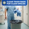 PLASTIC PRINCE 33 Gallon Garbage Bags High Density Black 33"