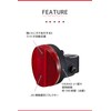 Cat Eye TL-AU165-BS-GR Auto Flashing Tail Light for Bicycles, Black,