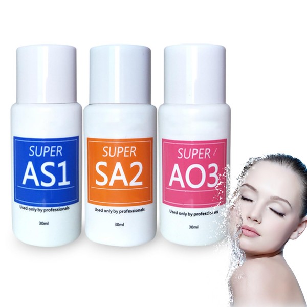 Wonsters 3er Set Facial Konzentrat, Peeling Solution Hydra Facial Serum,