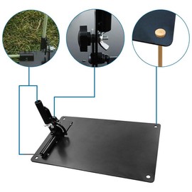 FINGER TEN Golf Alignment Stick Training Aid Iron Plate Golf Practice Bars Putting Trainer Alignment Rod Golf Swing Training Sports (Dark Grey)