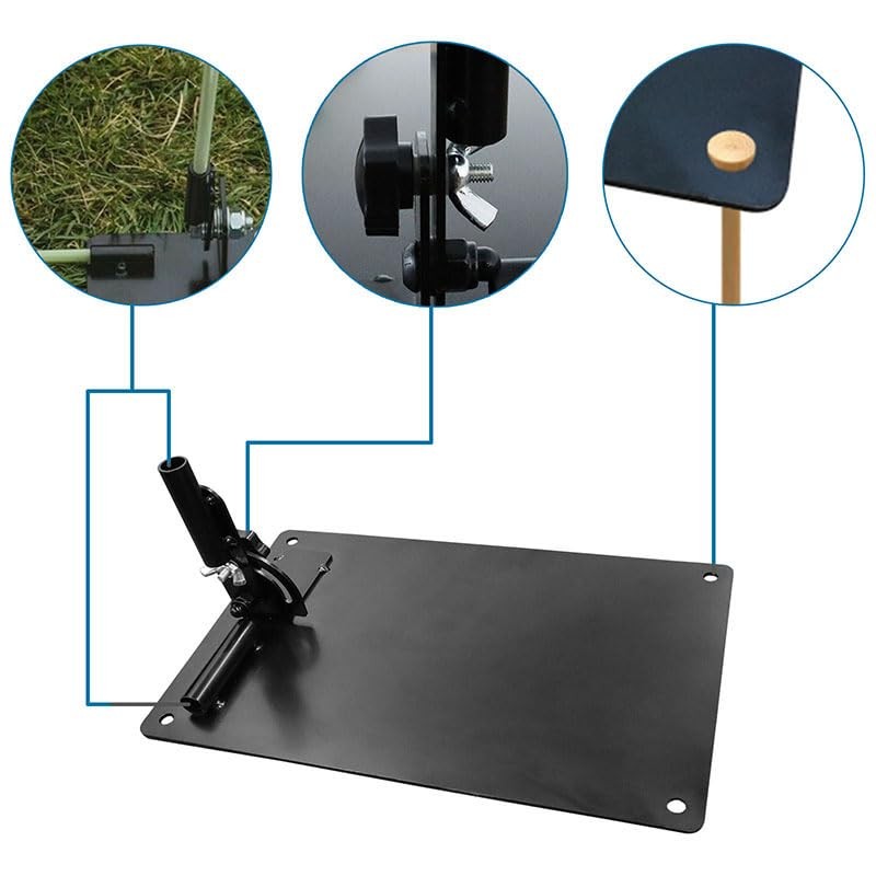 FINGER TEN Golf Alignment Stick Training Aid Iron Plate Golf
