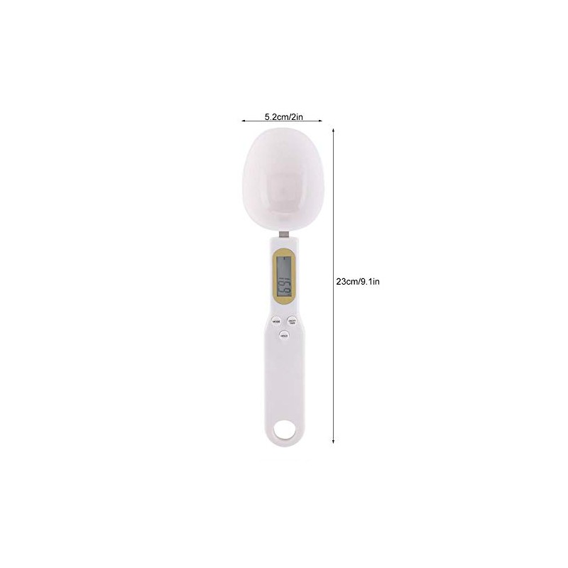 Electronic Measuring Spoon Adjustable Digital Spoon Scale Weigh Up 1-500g