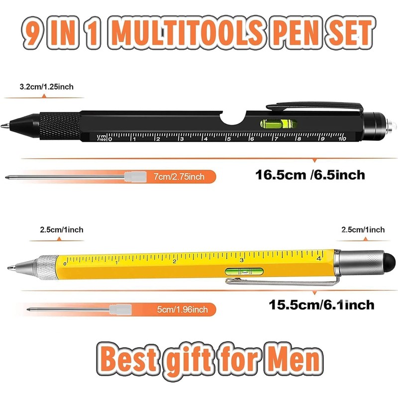 SsnDdm 9-in-1 Multitool Pen – Multi-function Set, Utility toll for