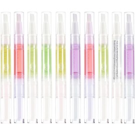 Bolígrafo de aceite para uñas, bolígrafos de aceite para cutículas para uñas, bolígrafo revitalizador, esmalte nutritivo en gel para productos para el cuidado las, kit 10 piezas, gel revit