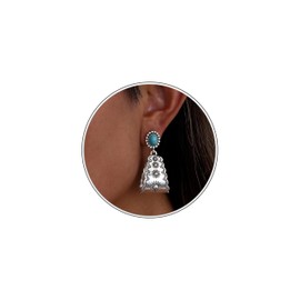 Turquoise Western Earrings for Women Vintage Silver Dangle Earrings Boho Westerns Outfit Jewelry Accessories Country Concert Outfits for Women