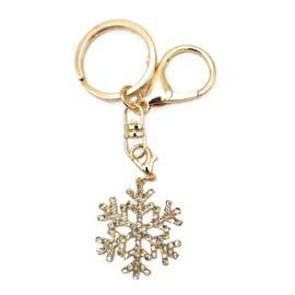 4Trails Christmas Tree Cute Santa Claus Elk Snowman Gingerbread Elf Metal Enamel Keychain Keyring Cartoon New Year Xmas Gift for Men, Women, Kids