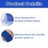 African Net Sponge, 3 Pcs Exfoliating Net African Bath Sponge,