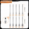 sourcing map 10pcs Nut Driver Drill Bit 6-15mm Metric Impact