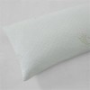 Pemberly Row Polyester Rayon Foam Pillow with Bamboo Cover in