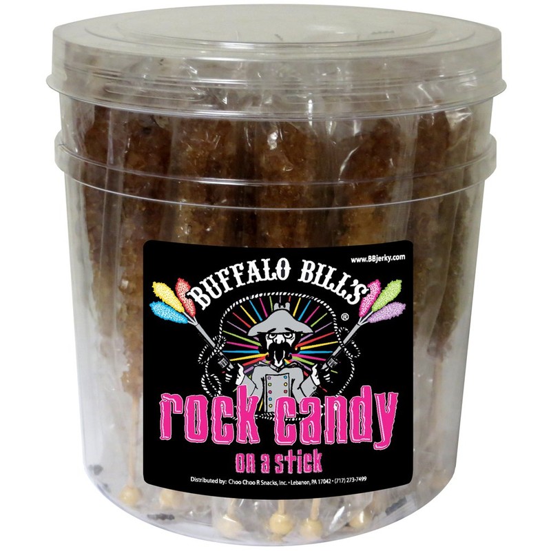Buffalo Bills Root Beer (Brown) Rock Candy On A Stick