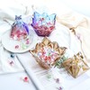SOCOSY Royal - Tarro de cristal transparente con forma de