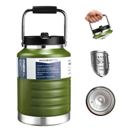 Termo De Gran Capacidad, Acero Inoxidable 304, 2 Litros
