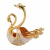 Swan Dinnerware Set Metal Tableware Cutlery Set Decorative Swan Base