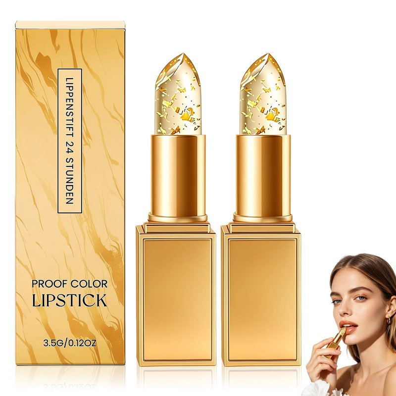 2PCS Labial Ajustable Por Ph Que Cambia De Color, Bálsamo