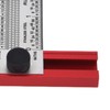 T Rule Stainless Steel Silver Scribing Ruler Woodworking Measuring Tool