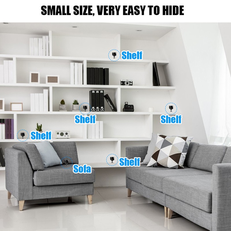 Small Security Camera 4G LTE 1080P Motion Detection 2 Way