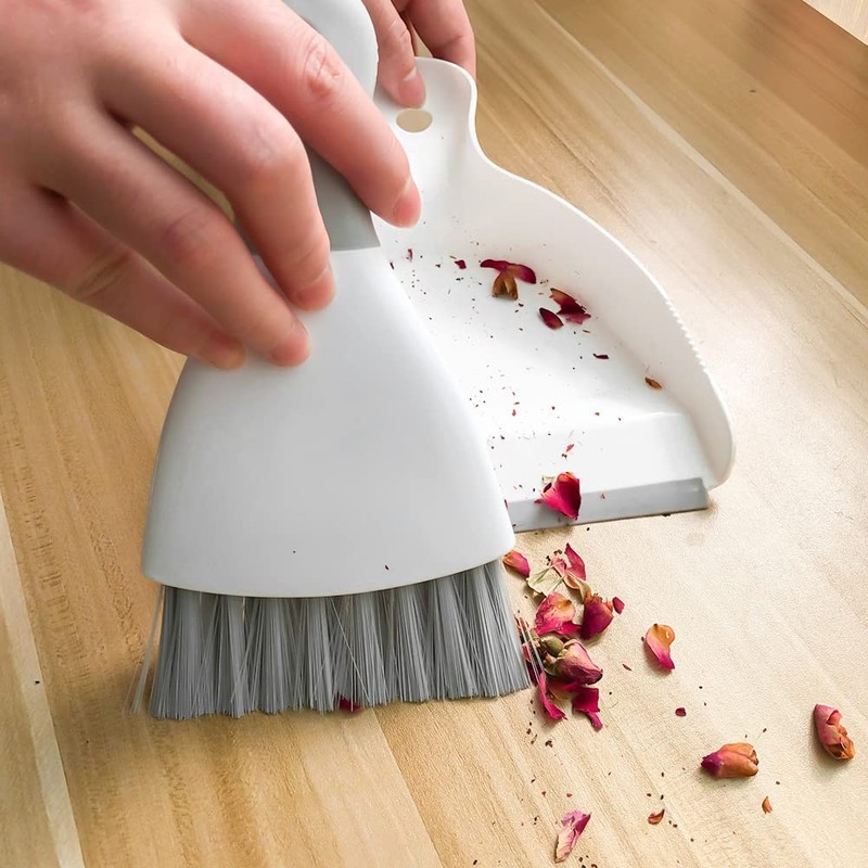Dust pan Broom Brush Dustpan - Dustpan and Brush Set,Mini