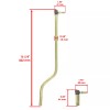 Caltric Steering Sector Drag Link Kit for John Deere D140