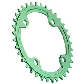 Dymoece Bicycle Chainring 104BCD 32T/34T/36T/38T for 9 10 11 Speed Round - Suitable for Most Shimano and Sram Cranksets, Green, 36T