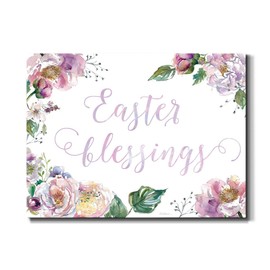 Canvas Wall Art, Wall Décor Canvas, Modern, Contemporary, Rustic, Romantic, & Industrial, Ready to Hang - Easter Blessings 24X36