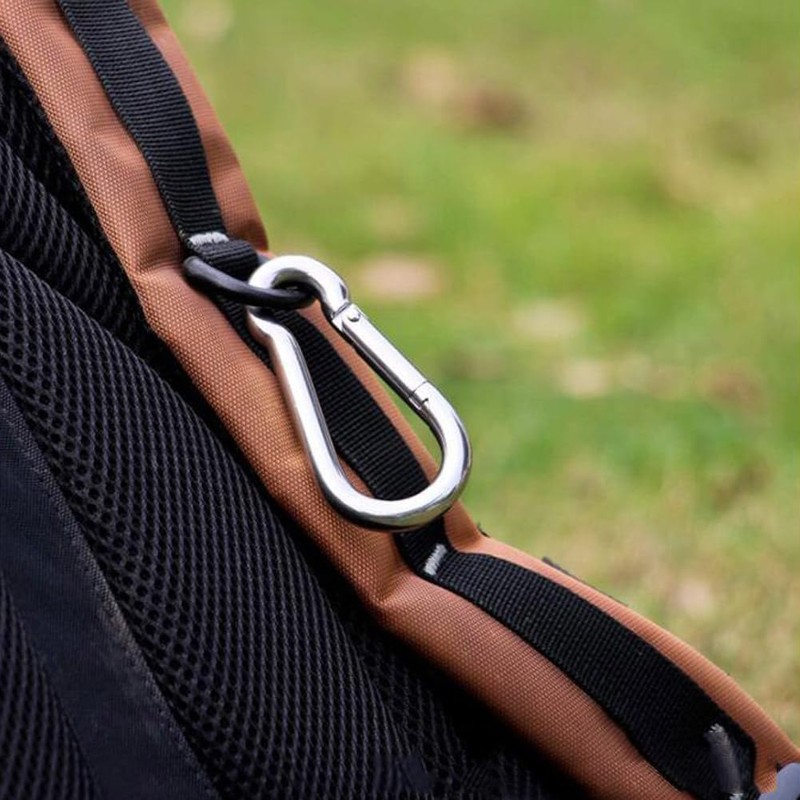 Pack of 20 Carabiner M4 Carabiner Hooks Stainless Steel 304