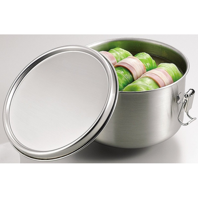 Kobo Aizawa Round Container, Deep Type, With Clasp M 6307
