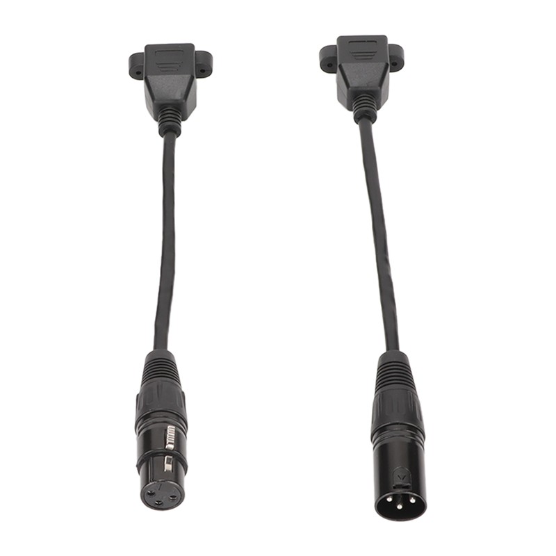 2pcs XLR3 to RJ45 Cable 3pin Plug and Play Female