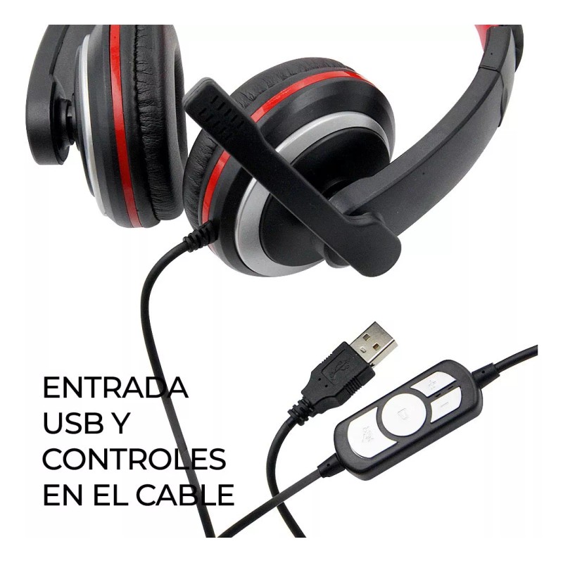 EGTMA Audífonos Profesional Gamer Usb Audio