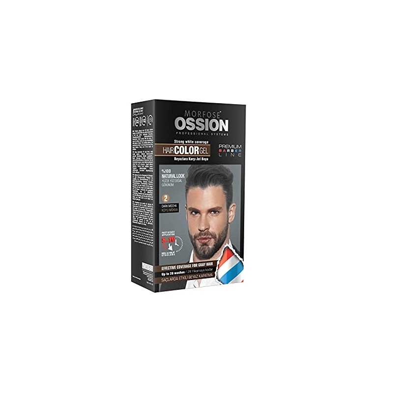 Morfose Ossion Hair Color Gel, No. 2 Dark Mocha