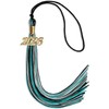 Endea Graduation Mixed Triple Color Tassel with Gold Date Drop