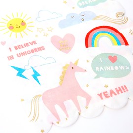 Meri Meri Rainbow & Unicorn Napkins Large