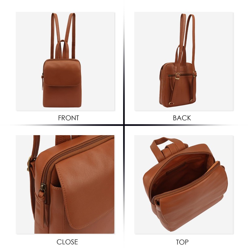 Lloyd Baker Backpack Farit: Sophisticated Small to Medium-Sized Versatility Leather