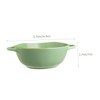 COLLBATH Decorative Ceramic Double Handle Baking Bowl for Soup and