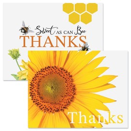 Current Cheerful Thank You Note Card Value Pack - Set of 20, 5" by 7" with envelopes, Give Thanks, Blank Inside, Printed in the USA