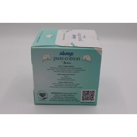 ALWAYS PURE COTTON WITH FLEX FOAM PADS C2015