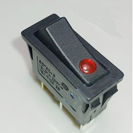 BAOKEZHEN SC792-6 15A 125/250VAC 3Pins 2 Positions Rocker Switch with lamp