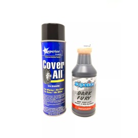Superior Cover All Professional High Gloss Tire Shine & Wheel Cleaner Kit