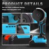 ZFULVO Brushless Cordless Angle Grinder Kit, 28000rpm Mini Electric Angle